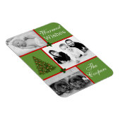 あたたかな願いとクリスマスの葉 マグネット (右側)