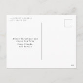 あたたかな願い フラミンゴ スノーグローブ クリスマス ホリデー (裏面)