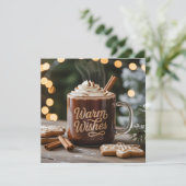 あたたかな願い ホリデーマグ: 心地よいホットチョコレート シーズンカード (スタンド正面)