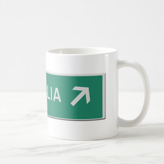 あちらがオーストラリア コーヒーマグカップ (右)