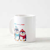 あったかいウィンター・スクワッド コーヒーマグカップ (正面左)