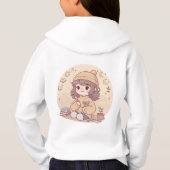 あったかいクリエイティブな魂のフーディー (裏面)