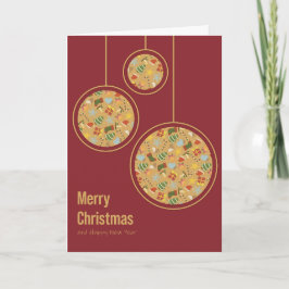 あったかいクリスマスカード シーズンカード
