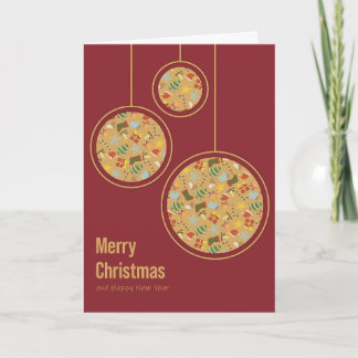 あったかいクリスマスカード シーズンカード