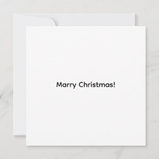 あったかいクリスマス猫フラットカード