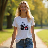 あったかいハグ パンダの愛 Tシャツ