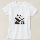 あったかいハグ パンダの愛 Tシャツ