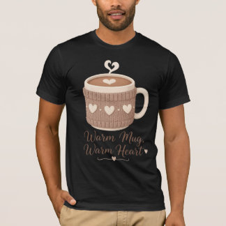 あったかいマグカップ あったかい心地 あたたかなニットコーヒーカップ Tシャツ
