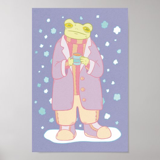 あったかい冬のカエル ポスター (正面)