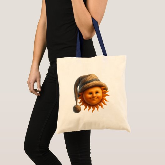 あったかい冬の太陽 ☀️🧣 トートバッグ (正面(商品))