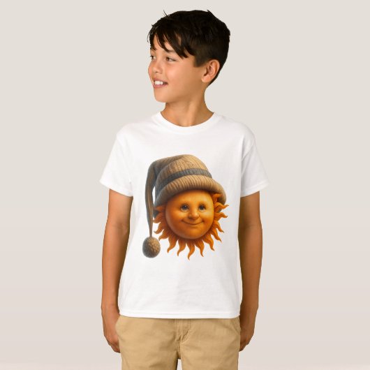 あったかい冬の太陽 ☀️🧣 Tシャツ (正面フル)