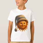 あったかい冬の太陽 ☀️🧣 Tシャツ (正面)