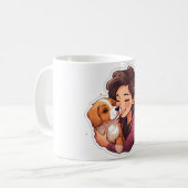 あったかい友達マグ コーヒーマグカップ (正面左)