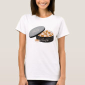 あったかい夜のマフィン型 Tシャツ (正面)
