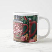 あったかい猫のクリスマス ジャンボコーヒーマグカップ (右)