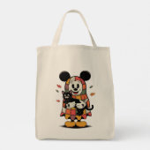 あったかい秋のネズミと猫 トートバッグ (裏面)
