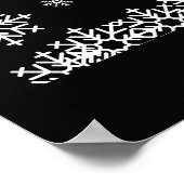 あったかい面白い冬、凍える季節になりました ポスター (角)