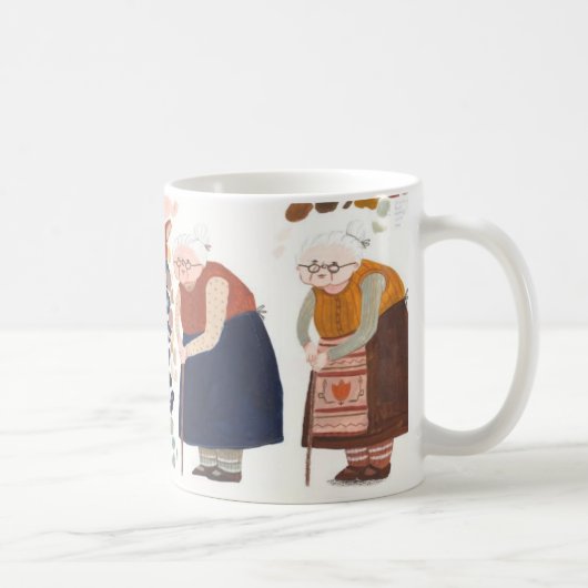 あったかおばあちゃんマグカップ コーヒーマグカップ (右)