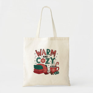 あったかくて居心地の良いクリスマスホットココアXmas トートバッグ
