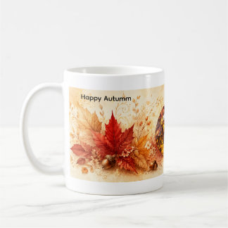 あったかアート コーヒーマグ 秋 コーヒーマグカップ