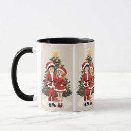 あったかウィンターにぴったり！かわいいサンタのクリスマスマグカップ マグカップ
