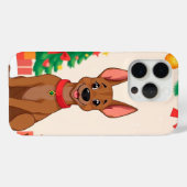 🎅 あったかクリスマスのわんこ ✨ かわいいサンタの犬 ホリデー Case-Mate iPhoneケース (裏面 (横))