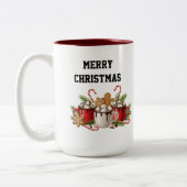 あったかクリスマスココア ツートーンマグカップ (左)