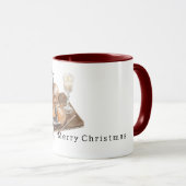 あったかクリスマスバイオリンキャンドル マグカップ (正面右)