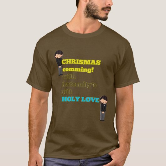 あったかクリスマスビブラTシャツ Tシャツ (正面)