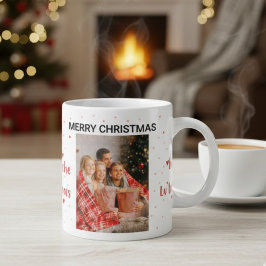 あったかクリスマスラブマグ ジャンボコーヒーマグカップ