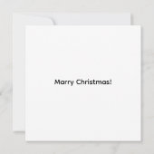 あったかクリスマス猫フラットカード (裏面)