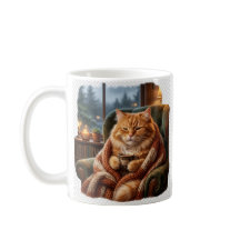 あったかコーヒー猫イラスト