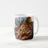 あったかコーヒー猫トートバッグ コーヒーマグカップ (正面右)