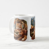 あったかコーヒー猫トートバッグ コーヒーマグカップ (正面左)