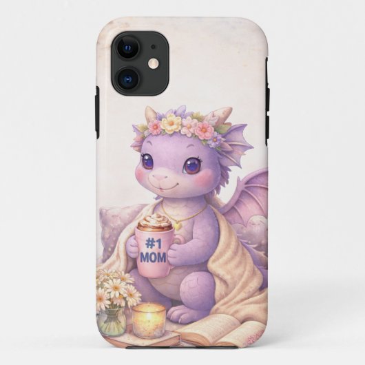 あったかドラゴンママiPhoneハードケース Case-Mate iPhoneケース (裏面)