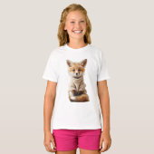 あったかニット子ギツネ キッズ Tシャツ (正面フル)