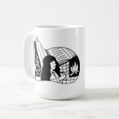 あったか猫 コーヒーマグカップ (正面左)