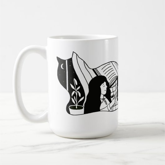 あったか猫 コーヒーマグカップ (左)
