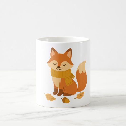 あったか秋のきつねマグ コーヒーマグカップ (中央)