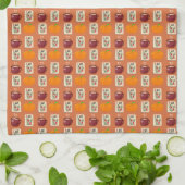 あったか秋の麻雀 キッチンタオル (折り畳み)