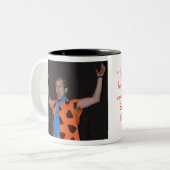 あっているジョージ・ブッシュ彼自身 ツートーンマグカップ (正面左)