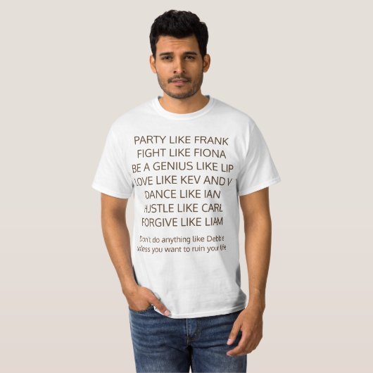 あって下さいのように…. 恥知らず Tシャツ (正面フル)
