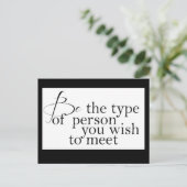 あって下さいタイプが… やる気を起こさせるな郵便はがき ポストカード (スタンド正面)