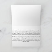 "あって下さい平和に…" 悔やみや弔慰カード カード (内部)