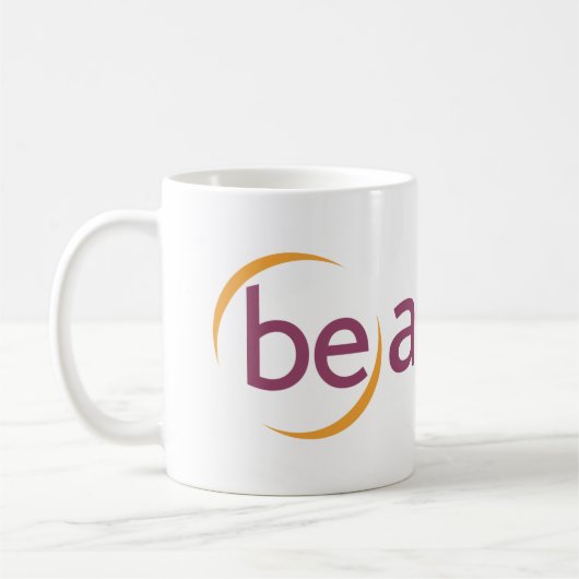 (あって下さい)目がさめているマグ コーヒーマグカップ (左)