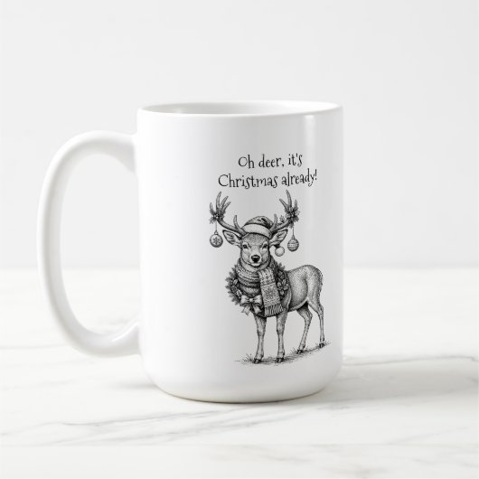 あっという間にクリスマス コーヒーマグカップ (左)
