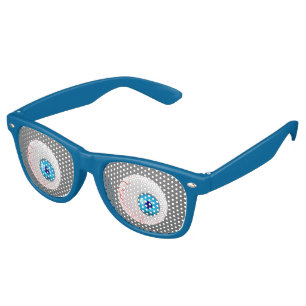 あっという間に青い眼球を見る レトロサングラス