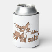 あっキツネの酒芸で 缶クーラー (缶正面)