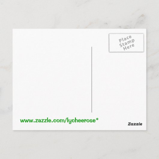 あつるのハガキ ポストカード (裏面)