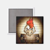 あてがうミスター・ルースター・ヴィンテージ マグネット (正面/裏面)